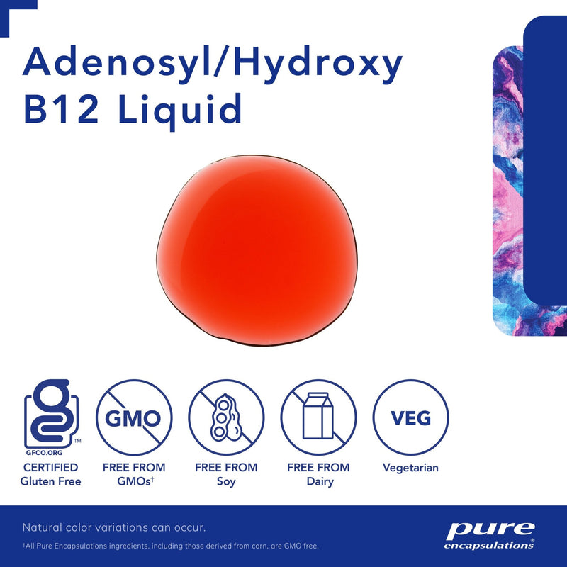 Pure Encapsulations - Adenosyl/Hydroxy B12 Liquid - OurKidsASD.com - 