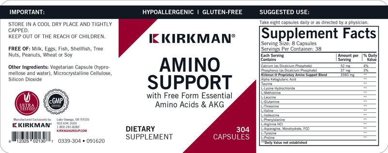 Kirkman Labs - Amino Support - OurKidsASD.com - 