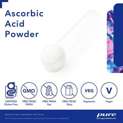 Pure Encapsulations - Ascorbic Acid Powder - OurKidsASD.com - #Free Shipping!#