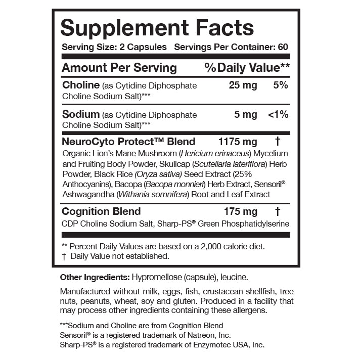 Researched Nutritionals - BDNF Essentials - OurKidsASD.com - 