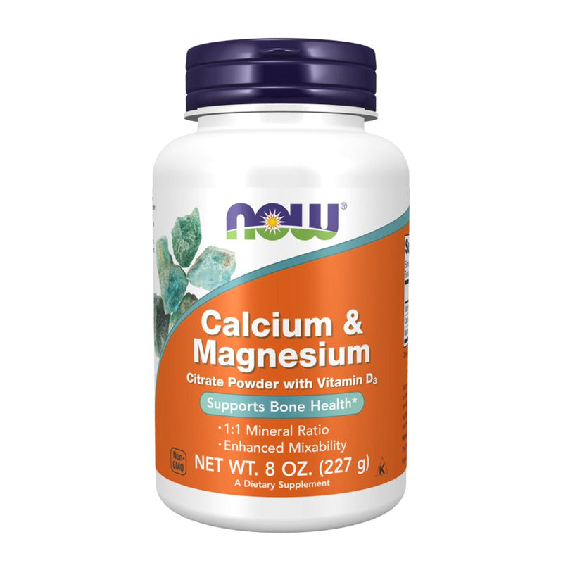 Now Foods - Calcium & Magnesium Powder - OurKidsASD.com - 