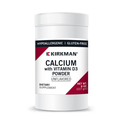 Kirkman Labs - Calcium With Vitamin D3 Powder (Unflavored) Hypoallergenic - OurKidsASD.com - #Free Shipping!#