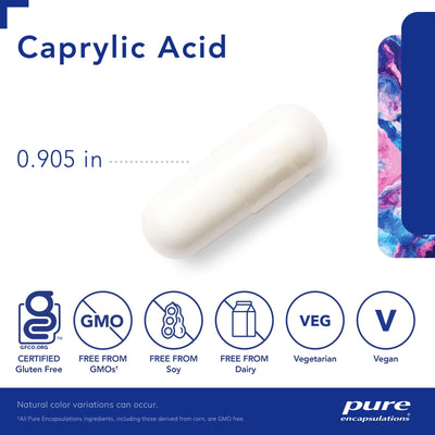 Pure Encapsulations - Caprylic Acid - OurKidsASD.com - #Free Shipping!#