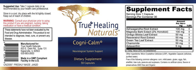 True Healing Naturals - Cogni-Calm®: Neurological System Support - OurKidsASD.com - #Free Shipping!#