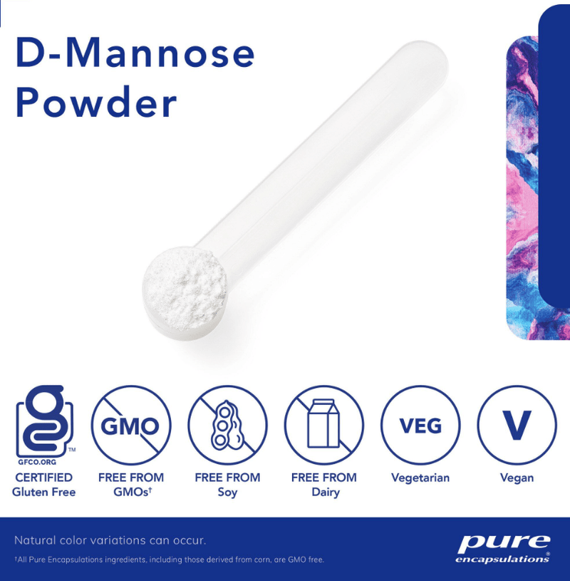Pure Encapsulations - D-Mannose Powder - OurKidsASD.com - 