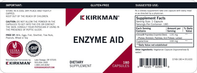 Kirkman Labs - Enzym-Aid (Multi-Enzyme Complex) - OurKidsASD.com - #Free Shipping!#