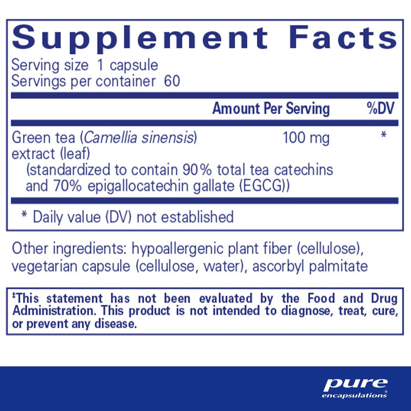 Pure Encapsulations - Green Tea Extract (Decaffeinated) - OurKidsASD.com - 