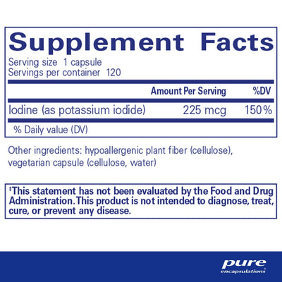 Pure Encapsulations - Iodine (Potassium Iodide) - OurKidsASD.com - #Free Shipping!#