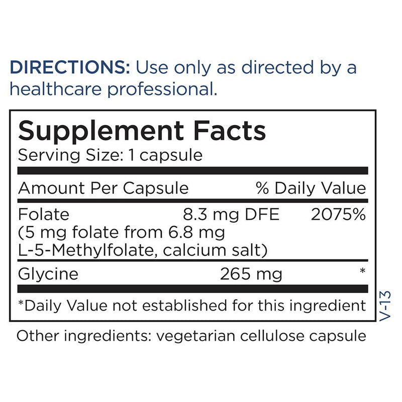 Metabolic Maintenance - L-Methylfolate (5mg) - OurKidsASD.com - 
