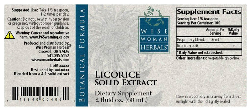 Wise Woman Herbals - Licorice Solid Extract - OurKidsASD.com - 