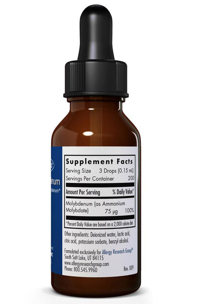 Allergy Research Group - Liquid Molybdenum - OurKidsASD.com - #Free Shipping!#