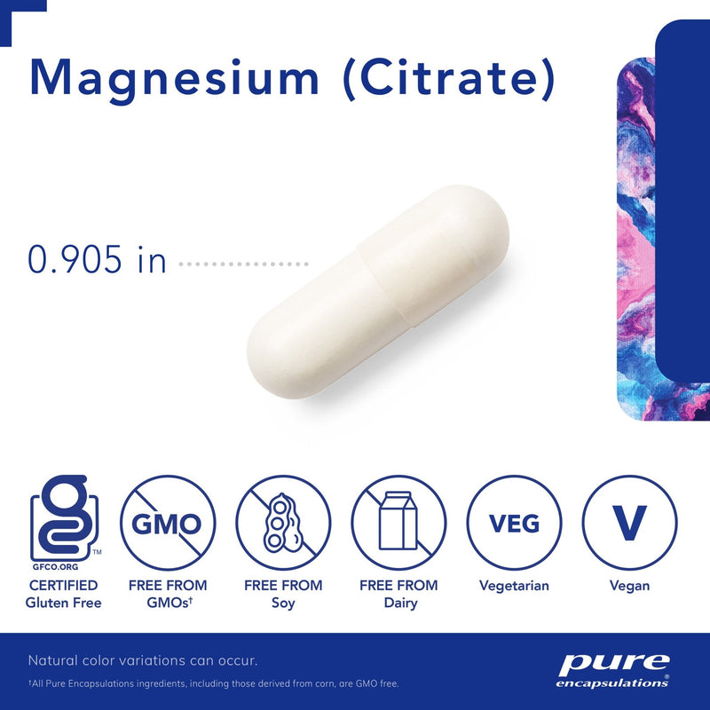 Pure Encapsulations - Magnesium (Citrate) - OurKidsASD.com - 