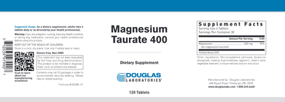 Douglas Laboratories - Magnesium Taurate 400 - OurKidsASD.com - #Free Shipping!#
