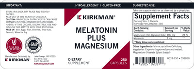 Kirkman Labs - Melatonin Plus Magnesium - OurKidsASD.com - #Free Shipping!#