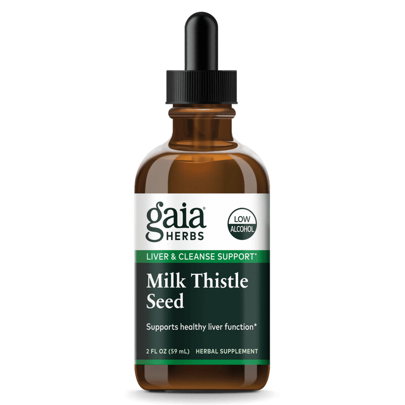 Gaia Herbs, Inc. - Milk Thistle Seed Low Alcohol Extract - OurKidsASD.com - 