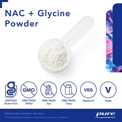 Pure Encapsulations - NAC + Glycine Powder - OurKidsASD.com - #Free Shipping!#