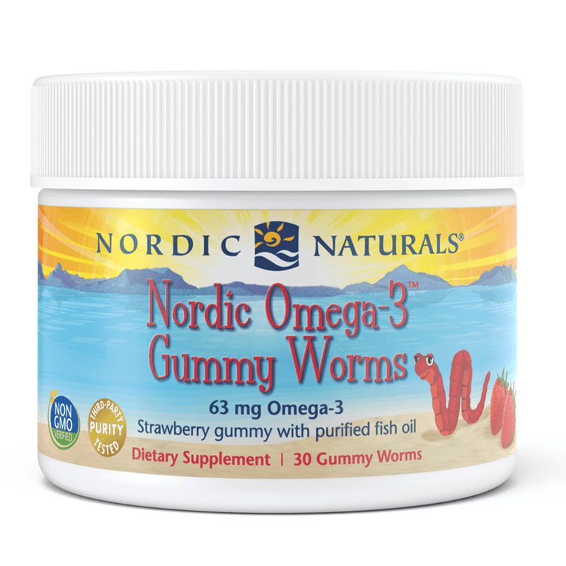 Nordic Naturals - Nordic Omega-3 Gummy Worms - OurKidsASD.com - 