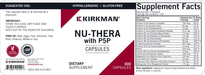 Kirkman Labs - Nu-Thera With 50 Mg. P5P Hypoallergenic - OurKidsASD.com - #Free Shipping!#