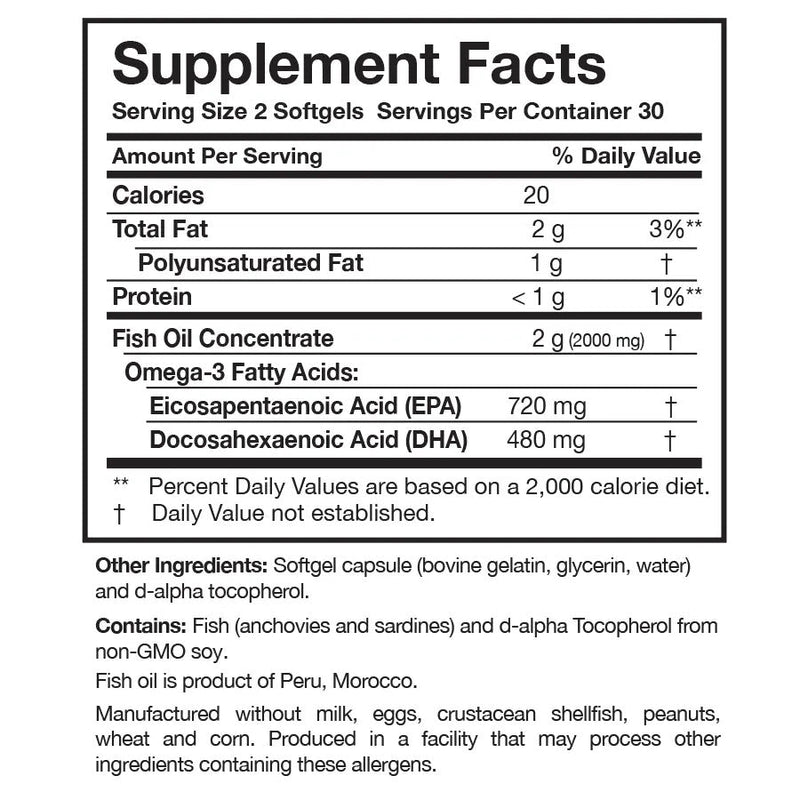 Researched Nutritionals - Omega-3 Plus™ - OurKidsASD.com - 