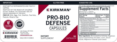 Kirkman Labs - Pro-Bio Defense - OurKidsASD.com - #Free Shipping!#