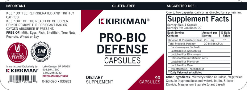 Kirkman Labs - Pro-Bio Defense - OurKidsASD.com - 
