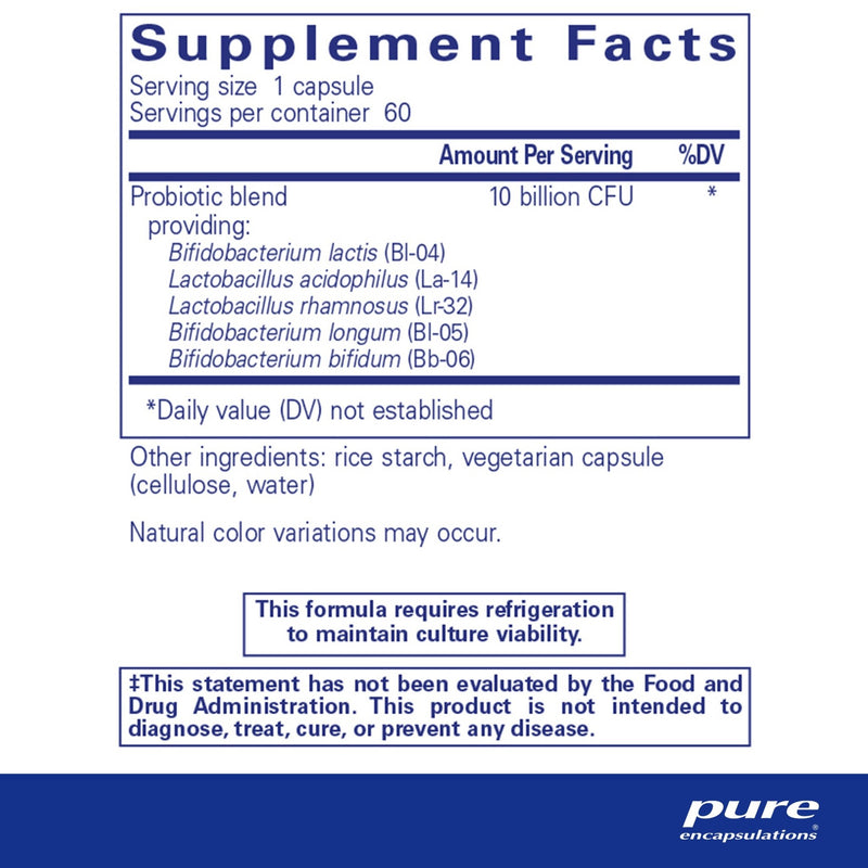 Pure Encapsulations - Probiotic-5 (Dairy-Free) - OurKidsASD.com - 