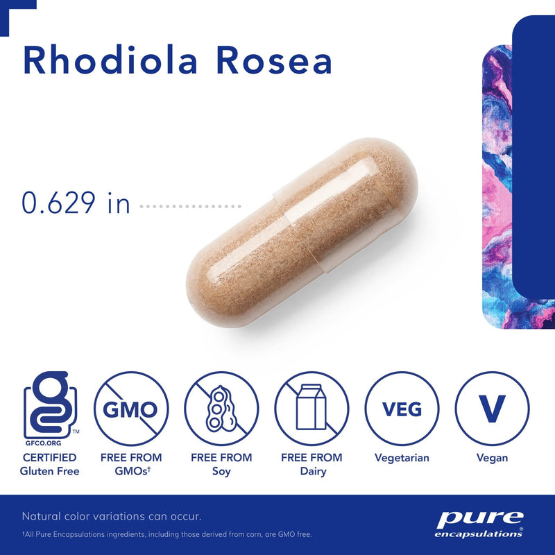Pure Encapsulations - Rhodiola Rosea - OurKidsASD.com - 