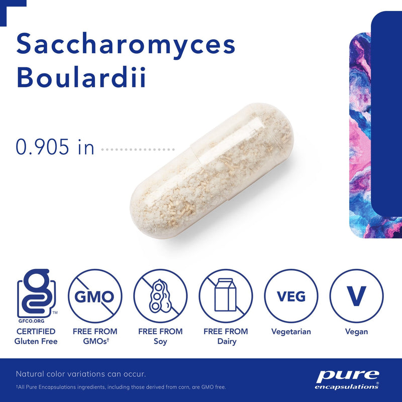 Pure Encapsulations - Saccharomyces Boulardii (Active Probiotic Culture) - OurKidsASD.com - 