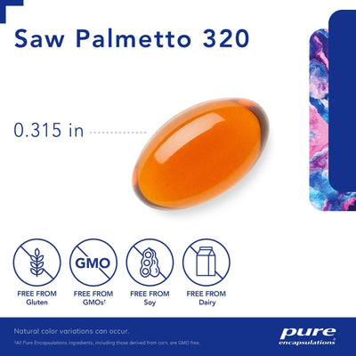 Pure Encapsulations - Saw Palmetto 320 - OurKidsASD.com - #Free Shipping!#