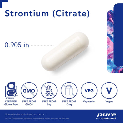 Pure Encapsulations - Strontium (Citrate) - OurKidsASD.com - #Free Shipping!#