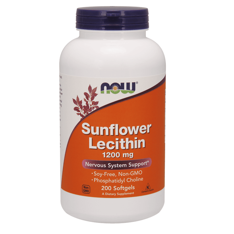 Now Foods - Sunflower Lecithin - 1200 Mg - OurKidsASD.com - 