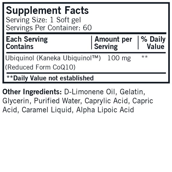 Kirkman Labs - Ubiquinol 100 mg Super CoQ10 - OurKidsASD.com - 