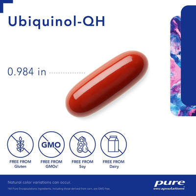 Pure Encapsulations - Ubiquinol-QH (100mg.) - OurKidsASD.com - #Free Shipping!#