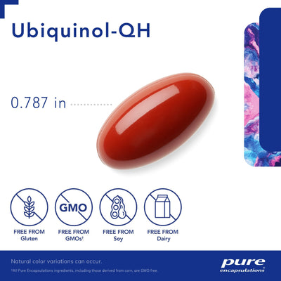 Pure Encapsulations - Ubiquinol-QH (50mg.) - OurKidsASD.com - #Free Shipping!#