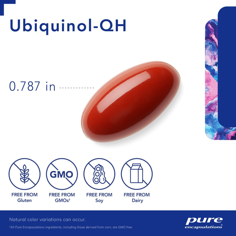 Pure Encapsulations - Ubiquinol-QH (50mg.) - OurKidsASD.com - 