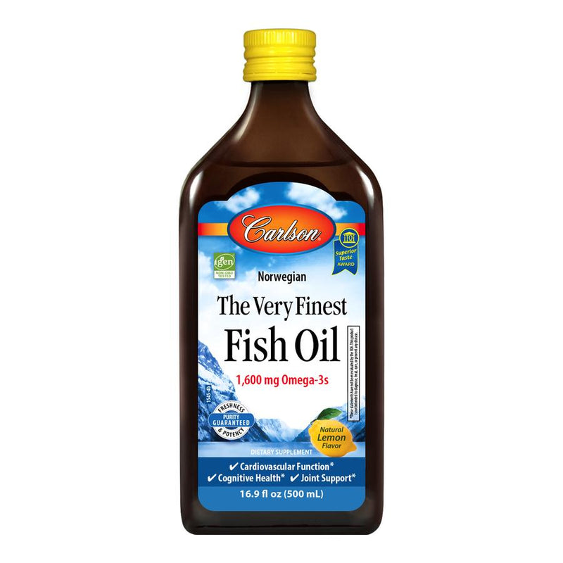 Carlson - Very Finest Fish Oil (lemon) - OurKidsASD.com - 