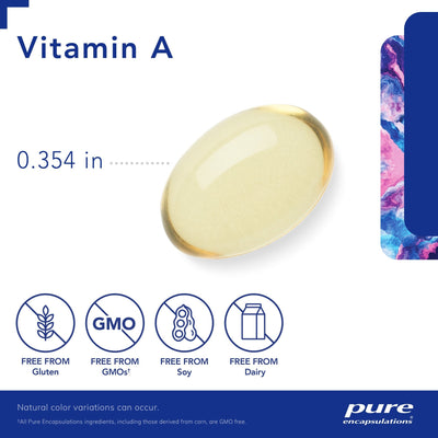 Pure Encapsulations - Vitamin A (10,000 I.U.) - OurKidsASD.com - #Free Shipping!#