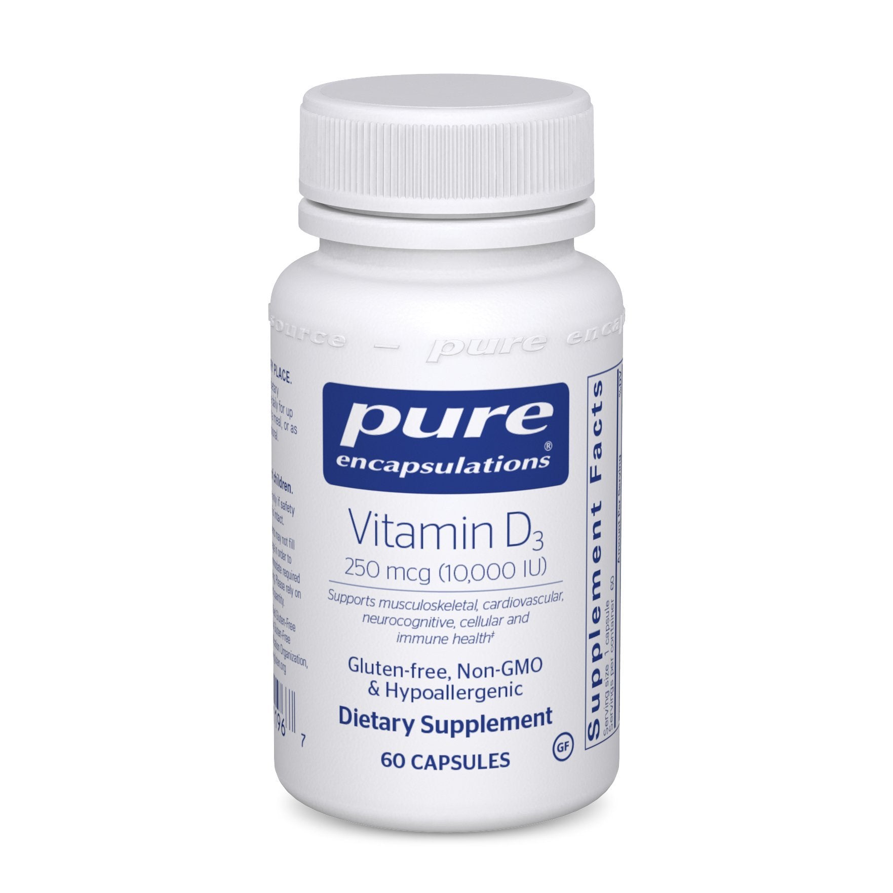 Pure Encapsulations Vitamin D3 (10,000 IU)