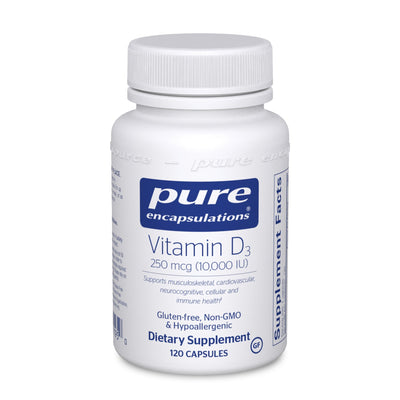 Pure Encapsulations - Vitamin D3 (10,000 IU) - OurKidsASD.com - #Free Shipping!#