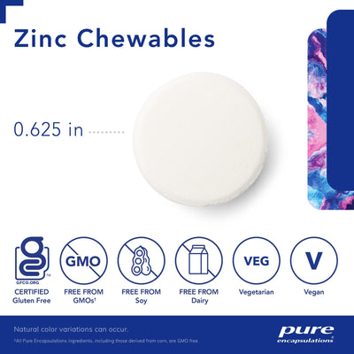 Pure Encapsulations - Zinc Chewable - OurKidsASD.com - #Free Shipping!#