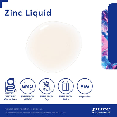 Pure Encapsulations - Zinc (Gluconate) Liquid - OurKidsASD.com - #Free Shipping!#