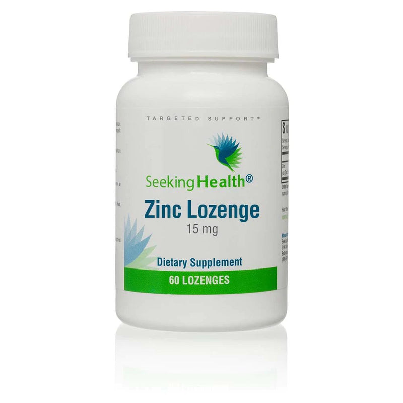 Seeking Health - Zinc Lozenge 15mg 60 lozenges - OurKidsASD.com - 