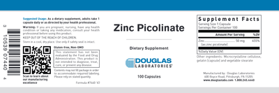 Douglas Laboratories - Zinc Picolinate - OurKidsASD.com - #Free Shipping!#