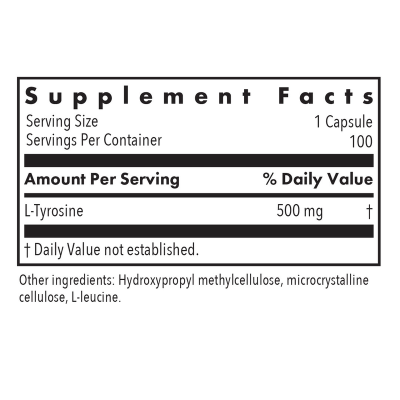L-Tyrosine - 500mg