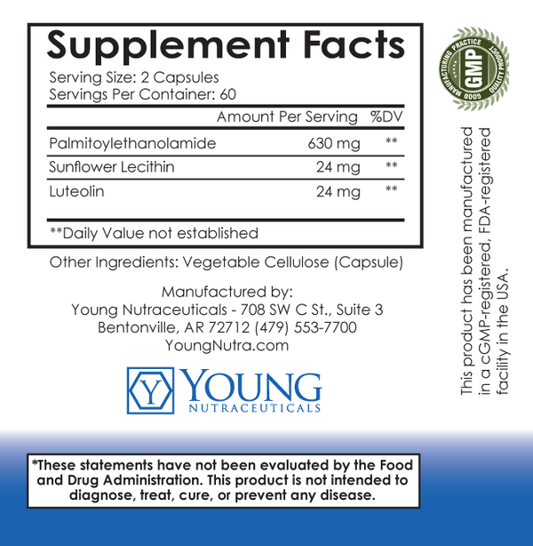 Mirica® Palmitoylethanolamide (PEA) and Luteolin