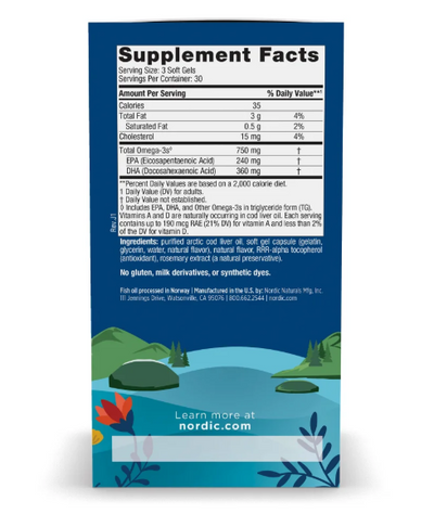 Arctic Cod Liver Oil Softgels