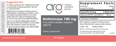 Nattokinase Circulatory Systemic Enzymes (100mg)