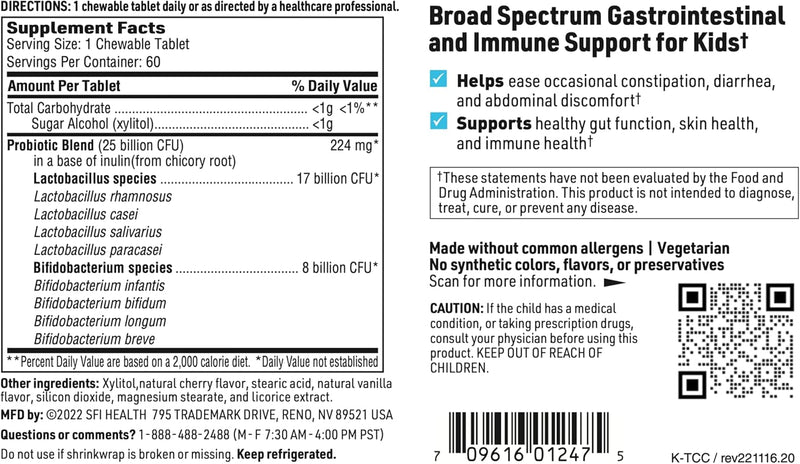 Ther-Biotic KIDS Chewable