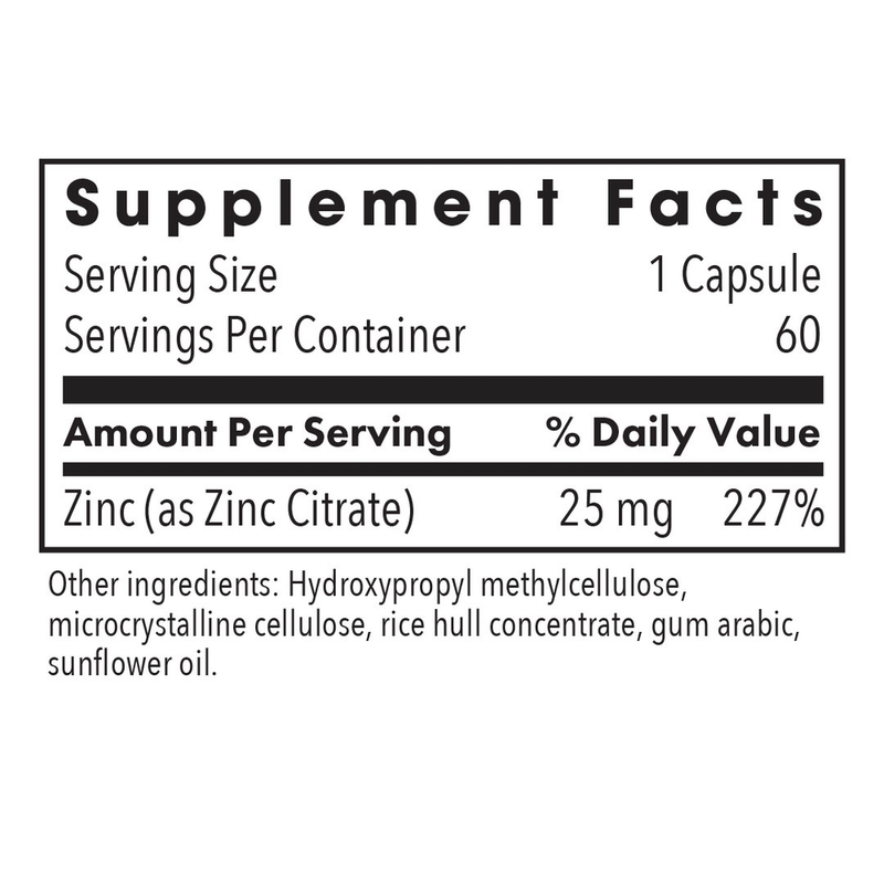 Zinc Citrate 50mg