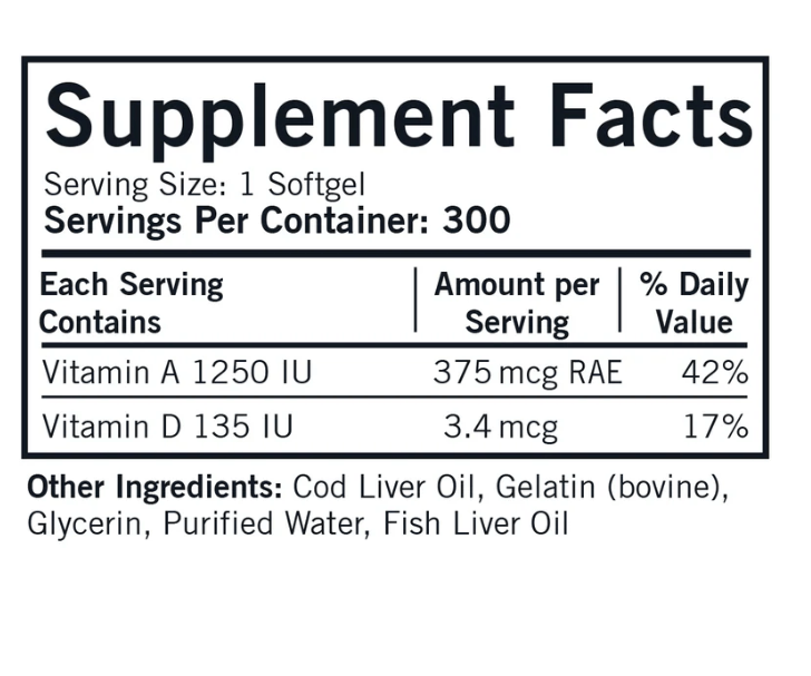 Kirkman - Cod Liver Oil - OurKidsASD.com - 